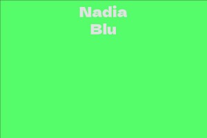 Nadia Blu