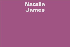Natalia James
