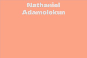 Nathaniel Adamolekun