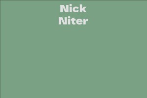 Nick Niter