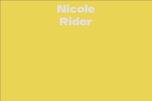Nicole Rider