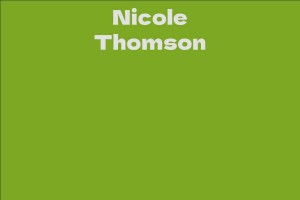Nicole Thomson