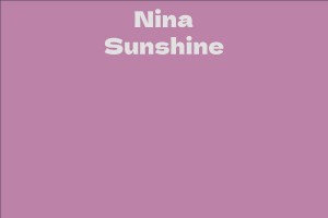 Nina Sunshine