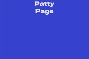Patty Page