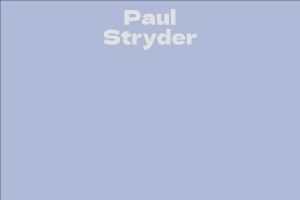 Paul Stryder