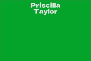 Priscilla Taylor
