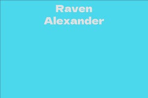 Raven Alexander