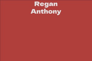 Regan Anthony