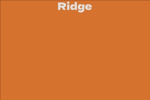 Ridge