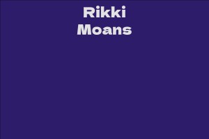 Rikki Moans