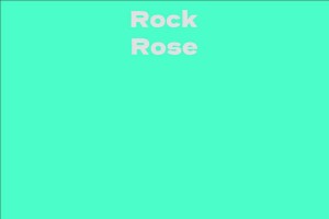 Rock Rose
