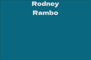 Rodney Rambo