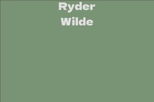 Ryder Wilde