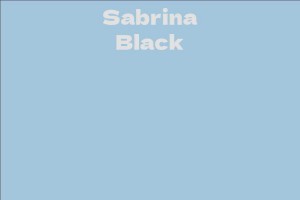 Sabrina Black
