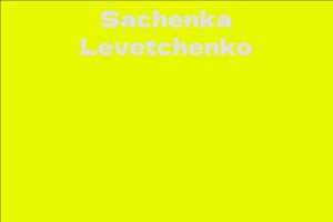 Sachenka Levetchenko