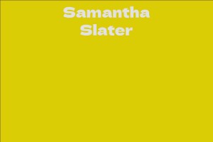 Samantha Slater