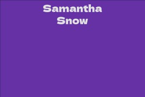 Samantha Snow