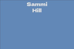 Sammi Hill