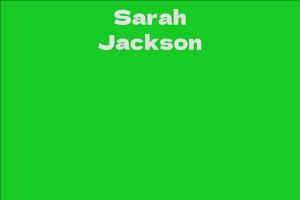 Sarah Jackson