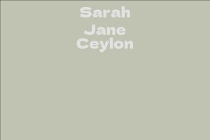 Sarah Jane Ceylon