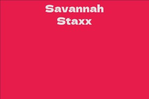 Savannah Staxx