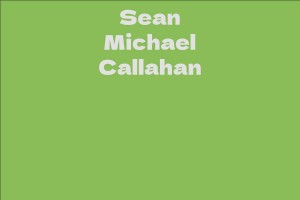 Sean Michael Callahan