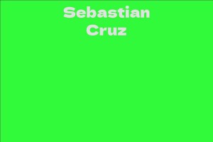 Sebastian Cruz