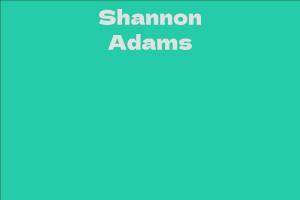 Shannon Adams