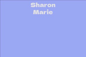 Sharon Marie