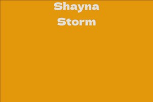 Shayna Storm