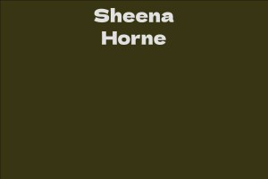 Sheena Horne