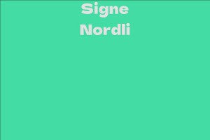 Signe Nordli
