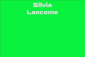 Silvia Lancome