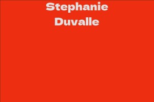 Stephanie Duvalle