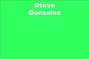 Steve Gonzalez