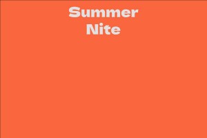 Summer Nite