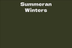 Summeran Winters