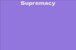 Supremacy