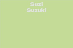 Suzi Suzuki