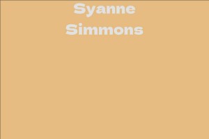 Syanne Simmons