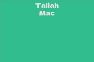 Taliah Mac