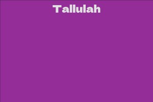Tallulah