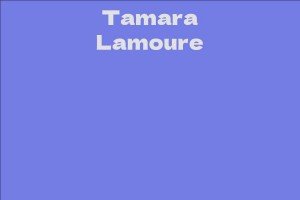 Tamara Lamoure