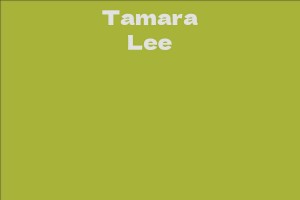 Tamara Lee