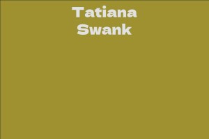 Tatiana Swank