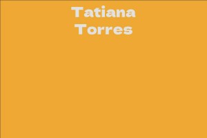 Tatiana Torres