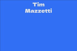 Tim Mazzetti