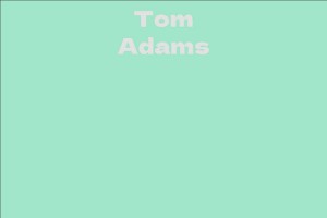 Tom Adams