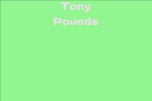 Tony Pounds