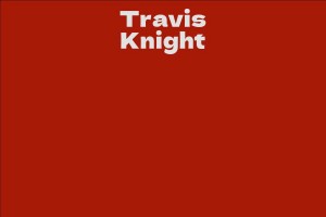 Travis Knight